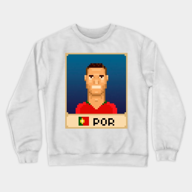 Cristiano Ronaldo Crewneck Sweatshirt by PixelFaces